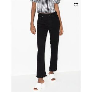 Ganni Beksi stretch straight leg jeans organic cotton